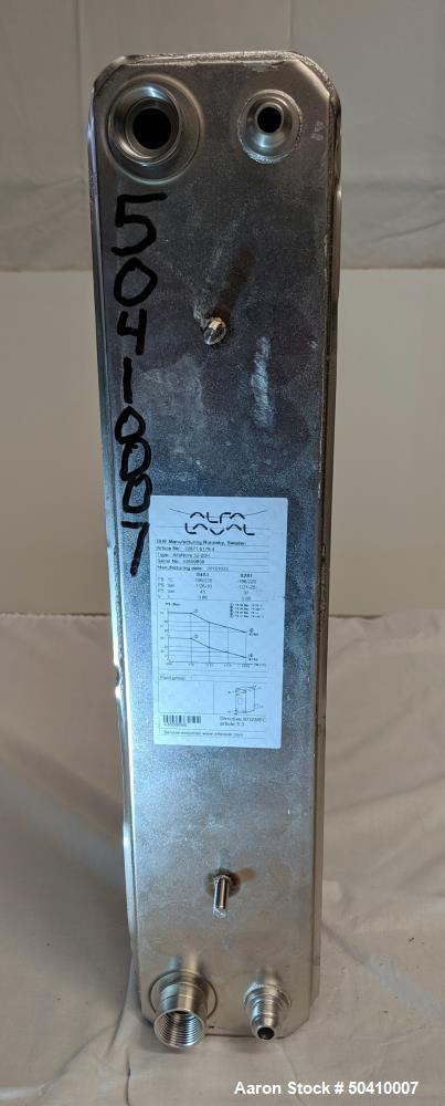 Unused- Alfa Laval Alfa Nova Fusion-Bonded Plate Heat Exchanger, Model 52-20H