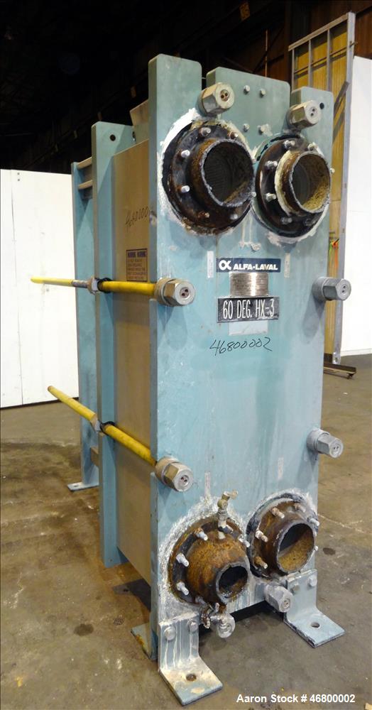 Used- Alfa Laval Plate Heat Exchanger, Type AM20-FG