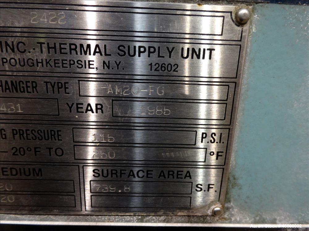 Used Alfa Laval Plate Heat Exchanger, Type AM20-FG