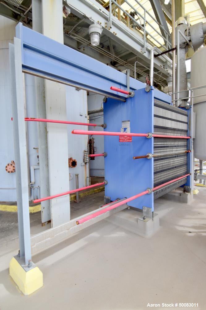 Used Alfa Laval AlfaVap 500-TFR Plate Exchanger – 4,604 Sq. Ft. Heat Transfer Area