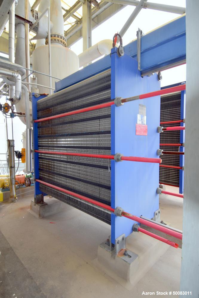 Used Alfa Laval AlfaVap 500-TFR Plate Exchanger – 4,604 Sq. Ft. Heat Transfer Area