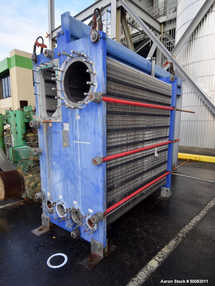 Used Alfa Laval AlfaVap 500-TFR Plate Exchanger – 4,604 Sq. Ft. Heat Transfer Area