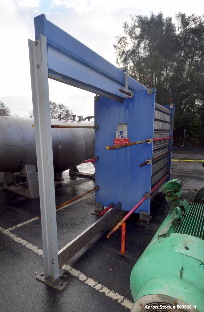 Used Alfa Laval AlfaVap 500-TFR Plate Exchanger – 4,604 Sq. Ft. Heat Transfer Area
