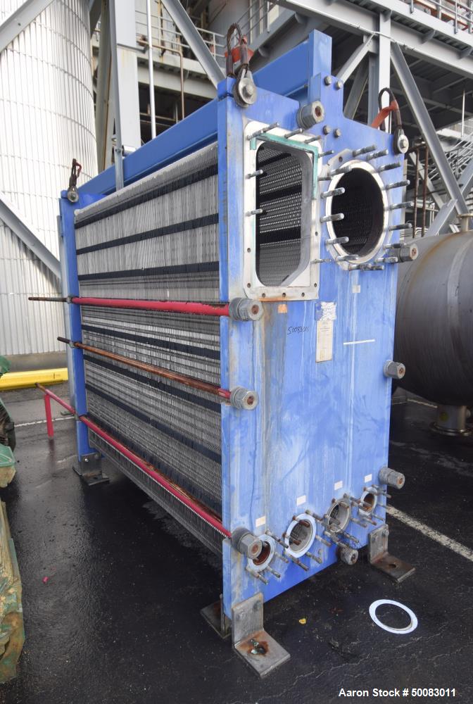 Used Alfa Laval AlfaVap 500-TFR Plate Exchanger – 4,604 Sq. Ft. Heat Transfer Area