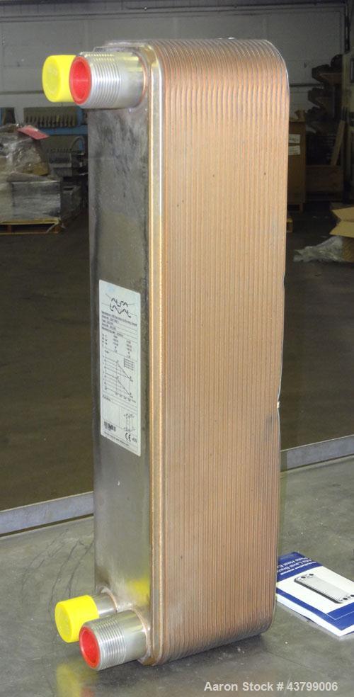 Unused- Alfa Laval Brazed Plate Exchanger, 25.6 Square Feet (2.38 Square Meters)