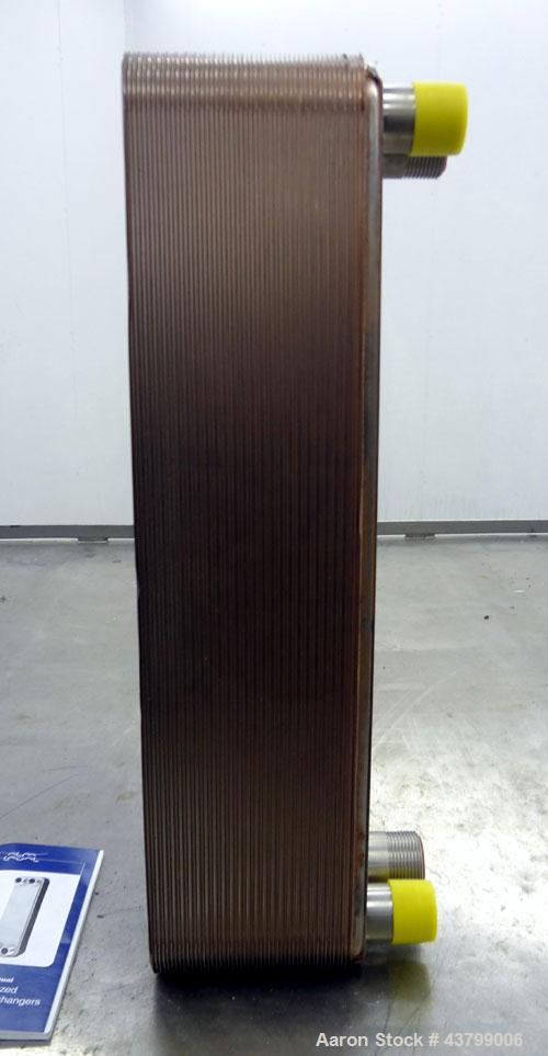 Unused- Alfa Laval Brazed Plate Exchanger, 25.6 Square Feet (2.38 Square Meters)