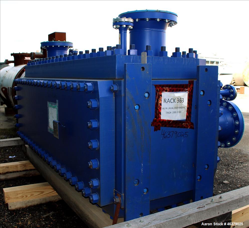 Used Alfa Laval Compabloc Heat Exchanger, Model CPL75-V-500, 3,439 Square Feet