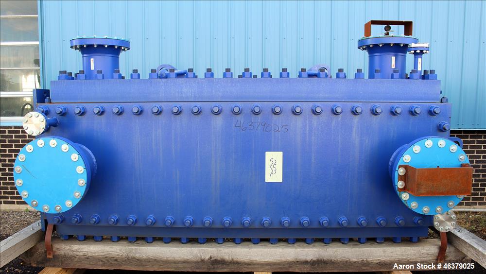 Used Alfa Laval Compabloc Heat Exchanger, Model CPL75-V-500, 3,439 Square Feet