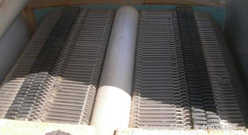 Used- Alfa Laval Plate Heat Exchanger, Model M10-BFG, 255 square feet, 304 stainless steel. (99) plates. Rated 150 psi at 23...