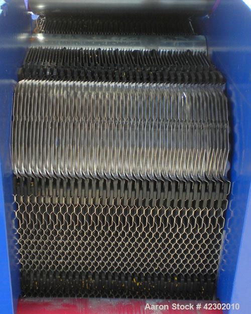 Unused- Alfa Laval Thermal Plate Exchanger, 149.80 Square Feet, Model M10-BFG. (60) 0.5 mm thick 316 stainless steel plates. Designed 150 psi at –20 to 86 deg F. (4) 4" Blind inlets/outlets. Mounted ...