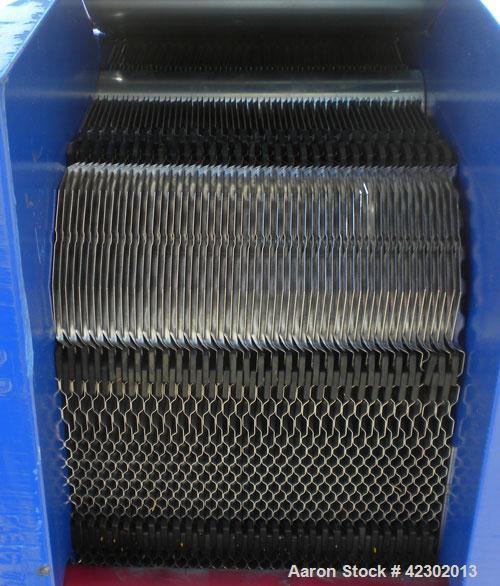 Unused- Alfa Laval Thermal Plate Exchanger, 149.80 Square Feet, Model M10-BFG. (60) 0.5 mm thick 316 stainless steel plates. Designed 150 psi at –20 to 86 deg F. (4) 4" Blind inlets/outlets. Mounted ...