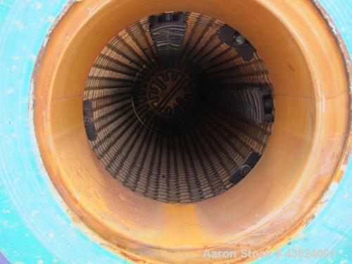 Used Alfa Laval Thermal Plate Exchanger, 295.1 square feet, model M10-BWFDR. (59) Cassettes (118 total plates), approximately 14-1/2” wide x 34” tall x 0.60 mm thick 316 stainless steel plates. Desig...