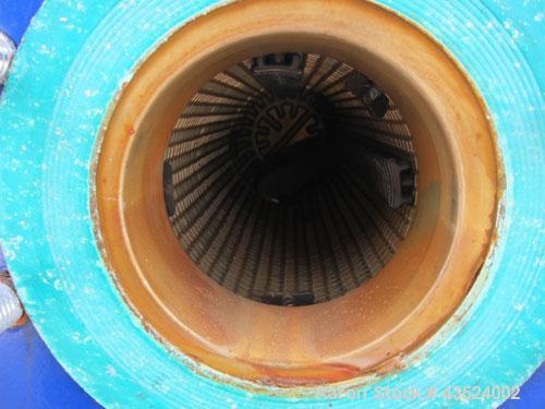 Used Alfa Laval Thermal Plate Exchanger, 295.1 square feet, model M10-BWFDR. (59) Cassettes (118 total plates), approximately 14-1/2” wide x 34” tall x 0.60 mm thick 316 stainless steel plates. Desig...