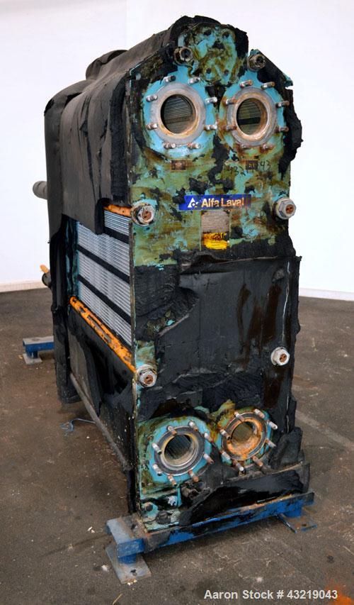 Used Alfa Laval Plate Exchanger, 2682 Square Feet, Model M15-BFG8