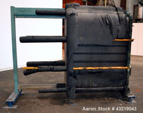 Used Alfa Laval Plate Exchanger, 2682 Square Feet, Model M15-BFG8