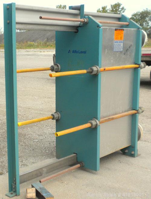 Used Alfa Laval Thermal Plate Exchanger, 1834.58 square feet, model M15-BFG