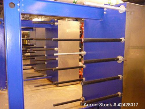 Used Alfa Laval Thermal Plate Exchanger, 1741.8 square feet, Model M15-BFG