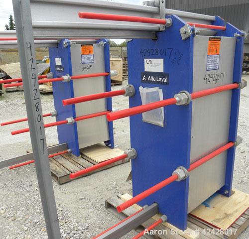 Used Alfa Laval Thermal Plate Exchanger, 1741.8 square feet, Model M15-BFG