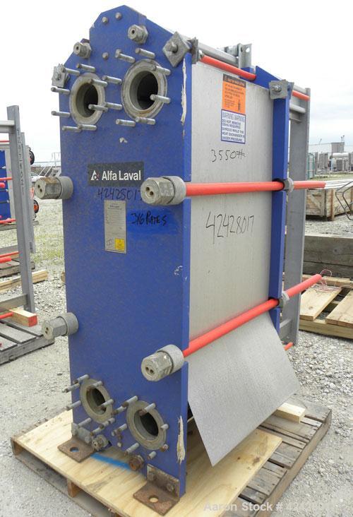 Used Alfa Laval Thermal Plate Exchanger, 1741.8 square feet, Model M15-BFG