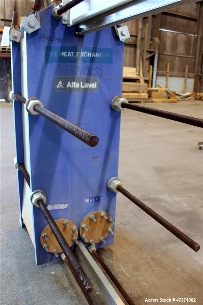 Used- Alfa Laval Thermal Plate Exchanger, 1200.82 Square Feet, Model M15-BFG.