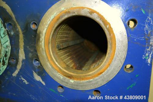 Used Alfa Laval Thermal Plate Exchanger, 743.6 Square Feet, Model M15-BFML. (114) 0.40 mm Thick 304 stainless steel plates. Designed 150 psi at -20 to 190 degrees F. (2) 6" Inlets, (2) 6" outlets. Mo...