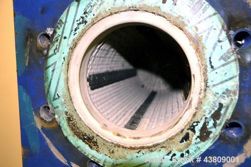 Used Alfa Laval Thermal Plate Exchanger, 743.6 Square Feet, Model M15-BFML. (114) 0.40 mm Thick 304 stainless steel plates. Designed 150 psi at -20 to 190 degrees F. (2) 6" Inlets, (2) 6" outlets. Mo...
