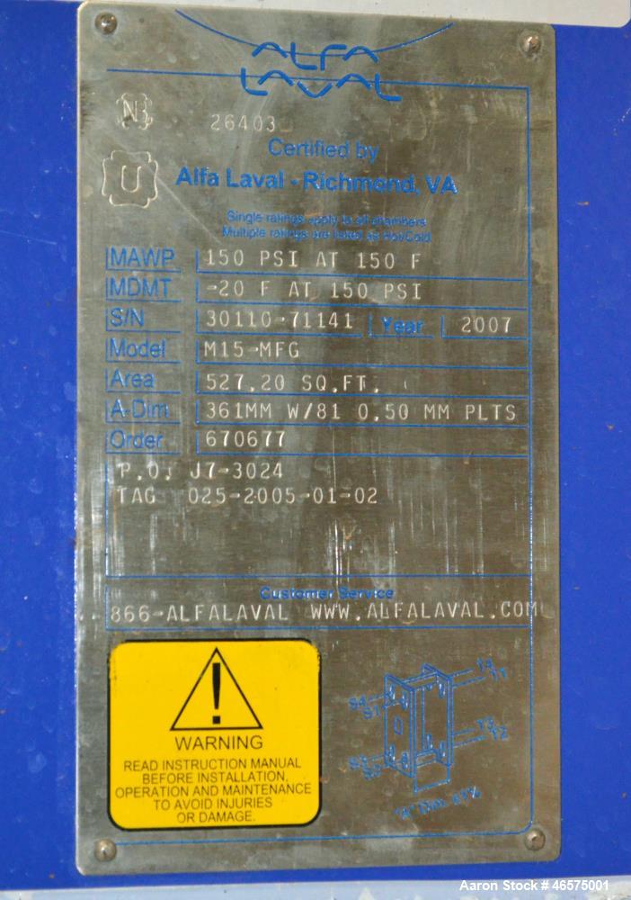 Used Alfa Laval Plate Exchanger