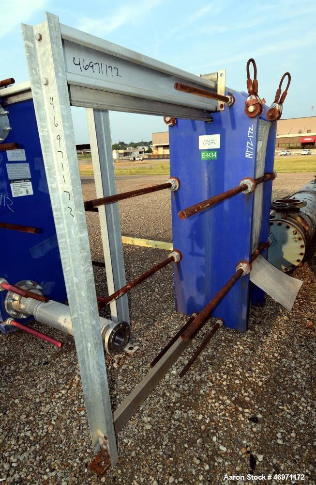 Used Alfa Laval Plate Heat Exchanger, 720.88 sqft area.
