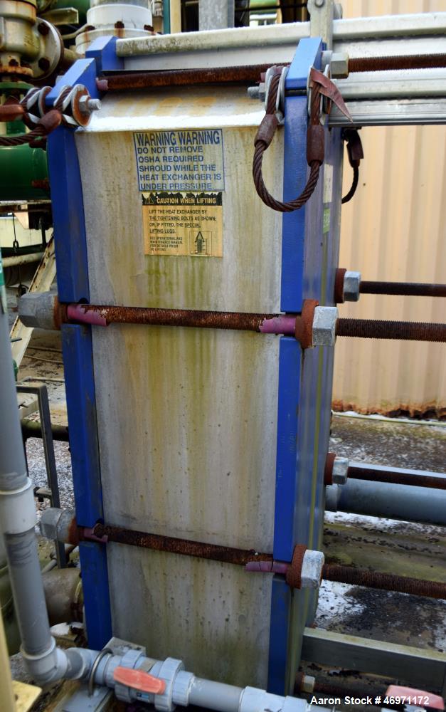 Used Alfa Laval Plate Heat Exchanger, 720.88 sqft area.