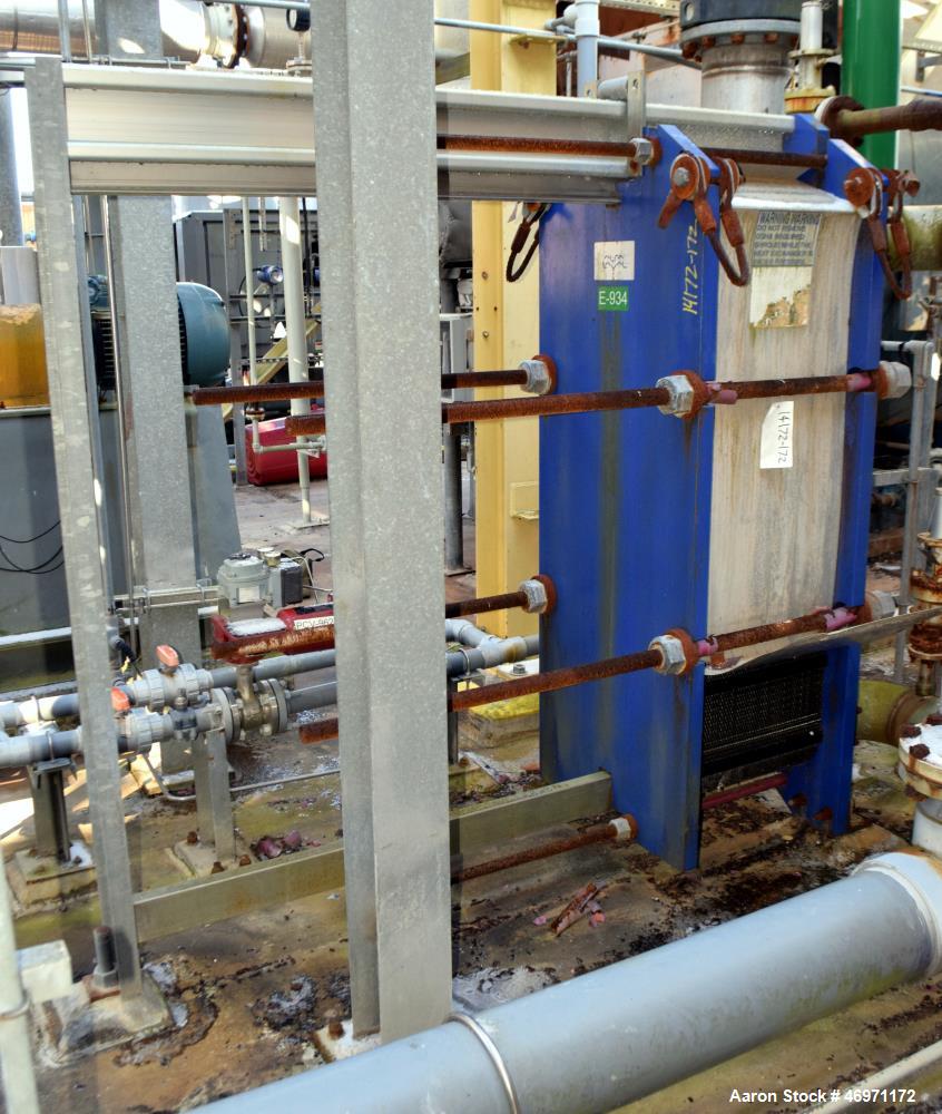 Used Alfa Laval Plate Heat Exchanger, 720.88 sqft area.