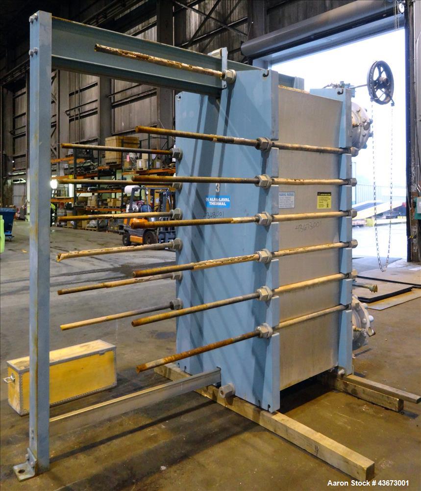 Used Alfa Laval Thermal Paraflow Plate Heat Exchanger, Model M30-FG