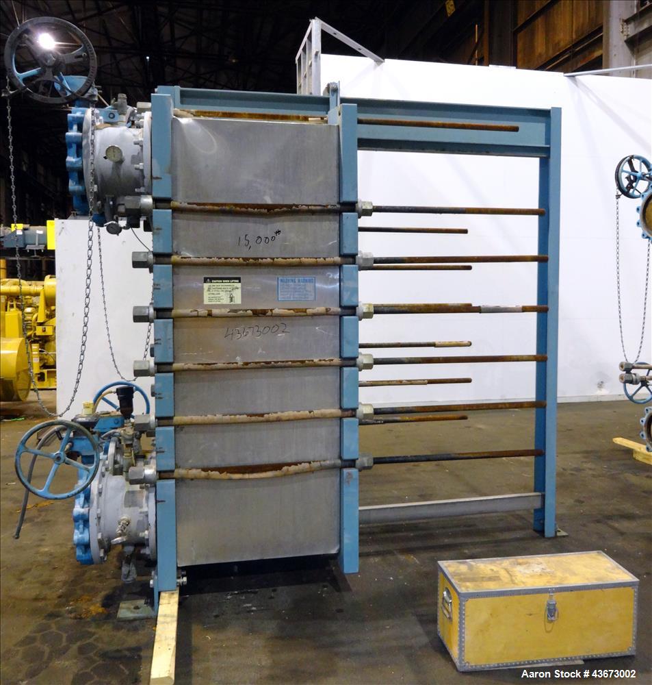Used Alfa Laval Thermal Paraflow Plate Heat Exchanger, Model M30-FG