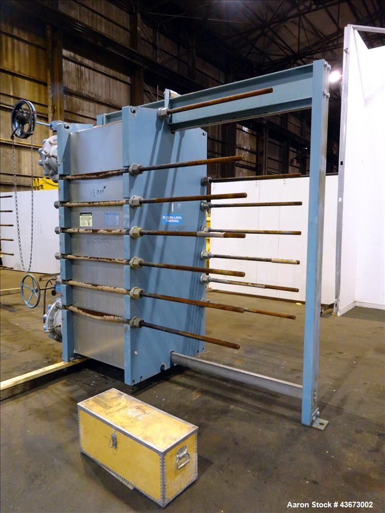 Used Alfa Laval Thermal Paraflow Plate Heat Exchanger, Model M30-FG