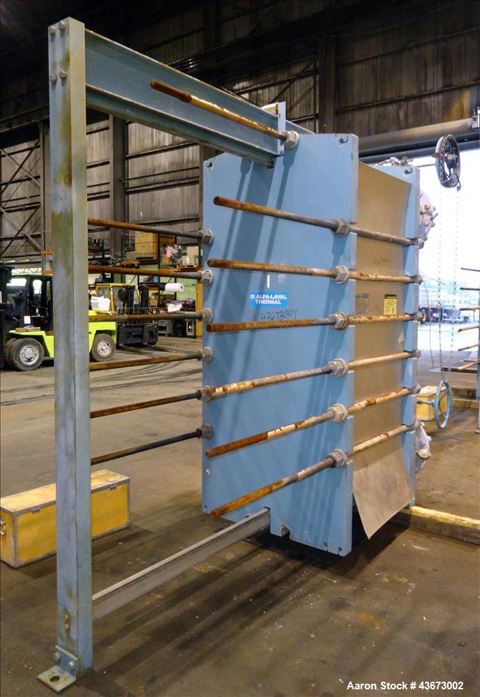 Used Alfa Laval Thermal Paraflow Plate Heat Exchanger, Model M30-FG