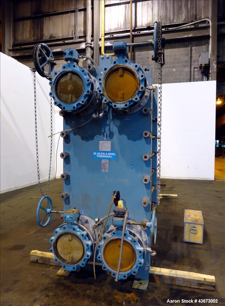 Used Alfa Laval Thermal Paraflow Plate Heat Exchanger, Model M30-FG