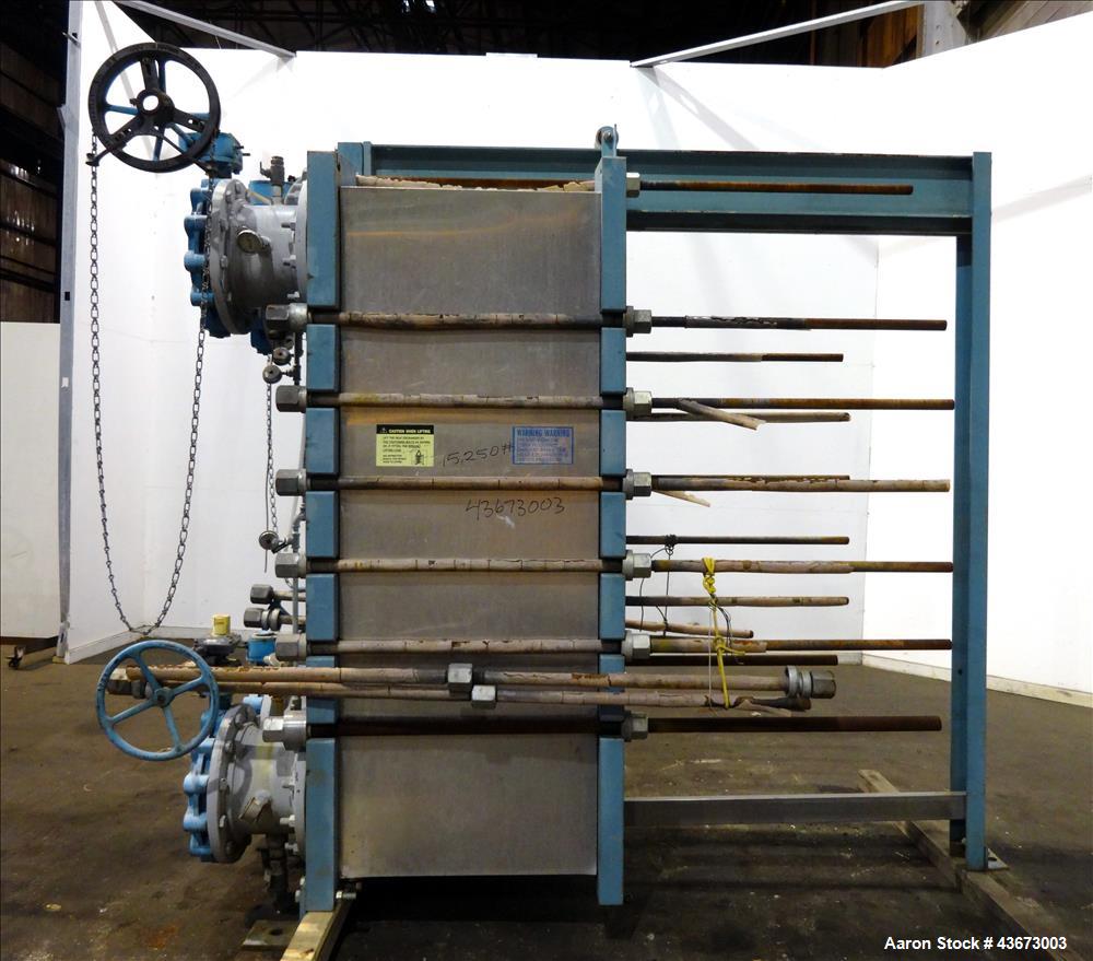 Used Alfa Laval Thermal Paraflow Plate Heat Exchanger, Model M30-FG