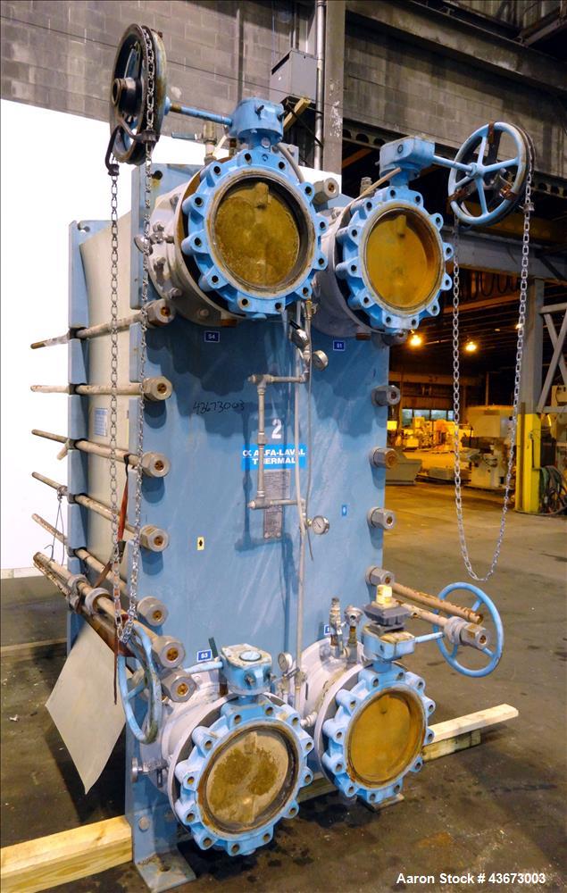 Used Alfa Laval Thermal Paraflow Plate Heat Exchanger, Model M30-FG