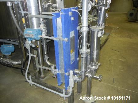 Used- Alfa Laval Plate Heat Exchanger. Model M6-FG