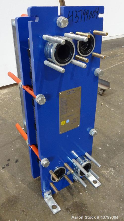 Unused- Alfa Laval Plate Exchanger, 61.35 Square Feet (5.7 Square Meters), Model