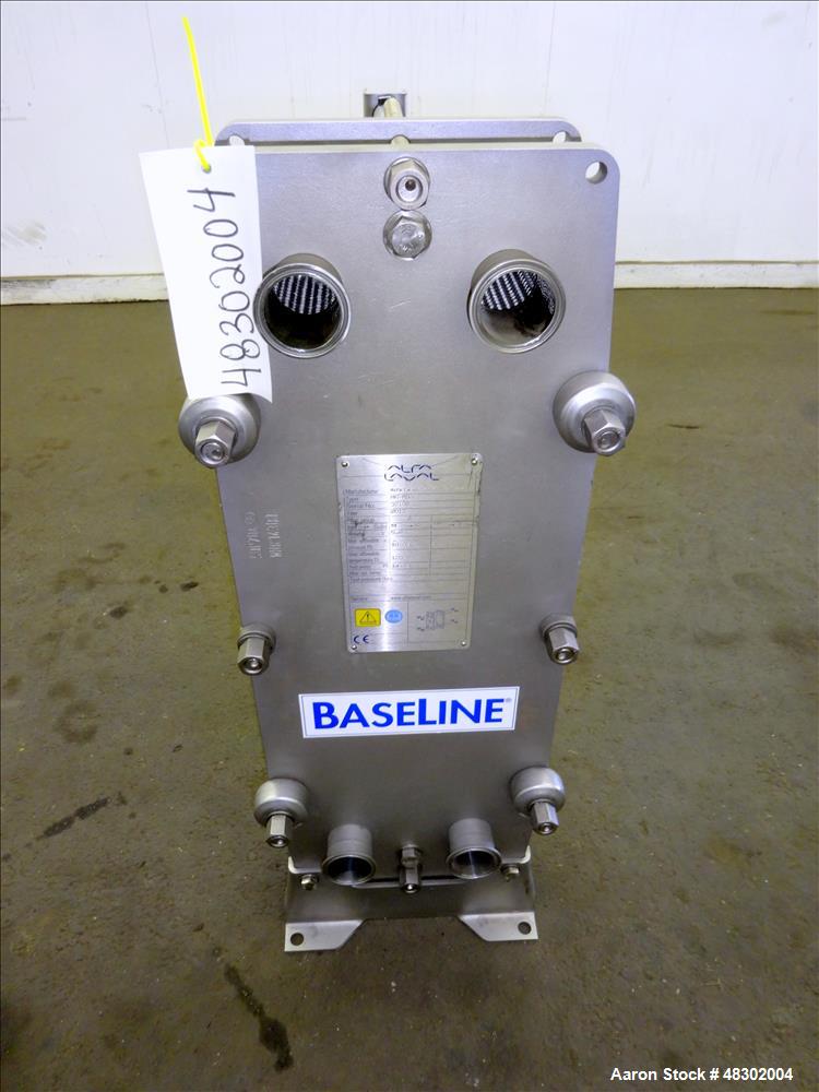 Unused- Alfa Laval Baseline Plate Heat Exchanger, Approximate 36.59 Square Feet