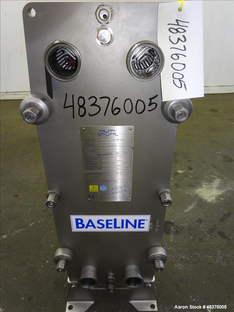 Unused- Alfa Laval Baseline Plate Exchanger, Approximate 36.59 Square Feet (3.40