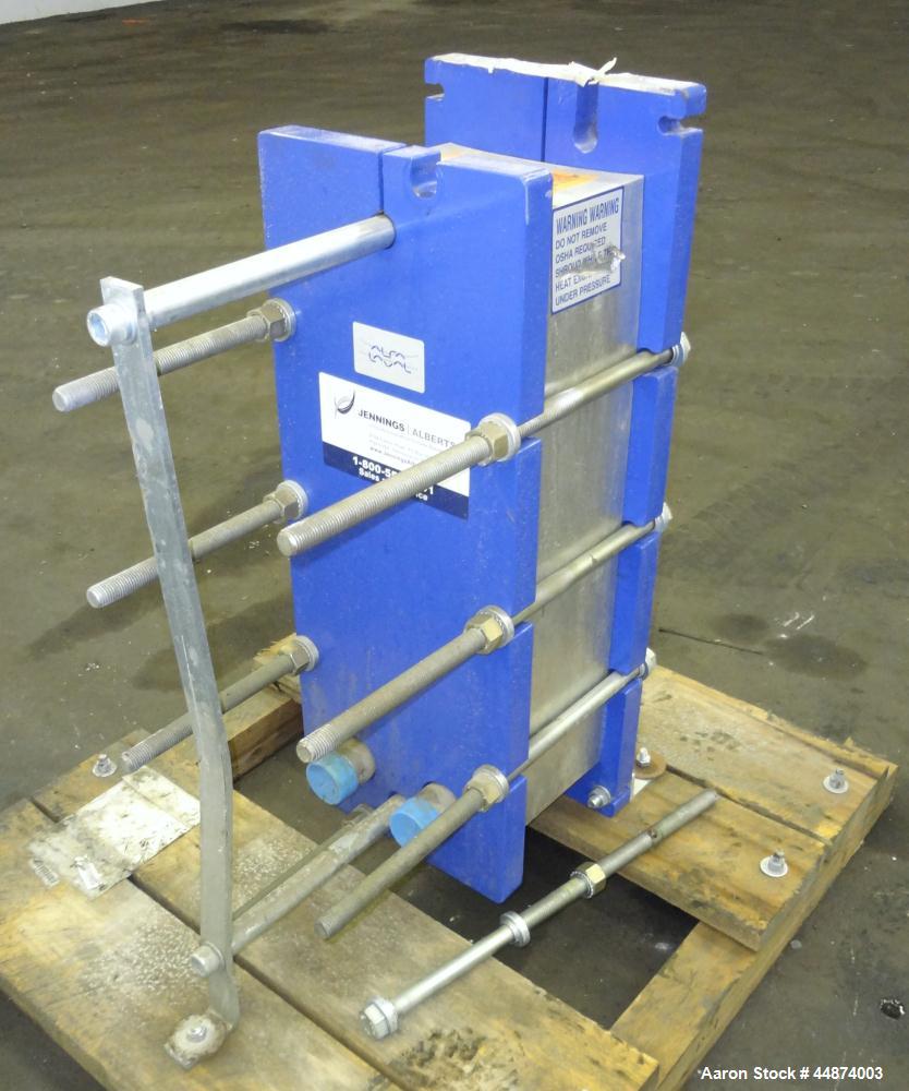 Unused- Alfa Laval Plate Exchanger, Model M6-MFD, 84.4 Square Feet.  (58) 0.60 mm Thick 316 stainless steel plates