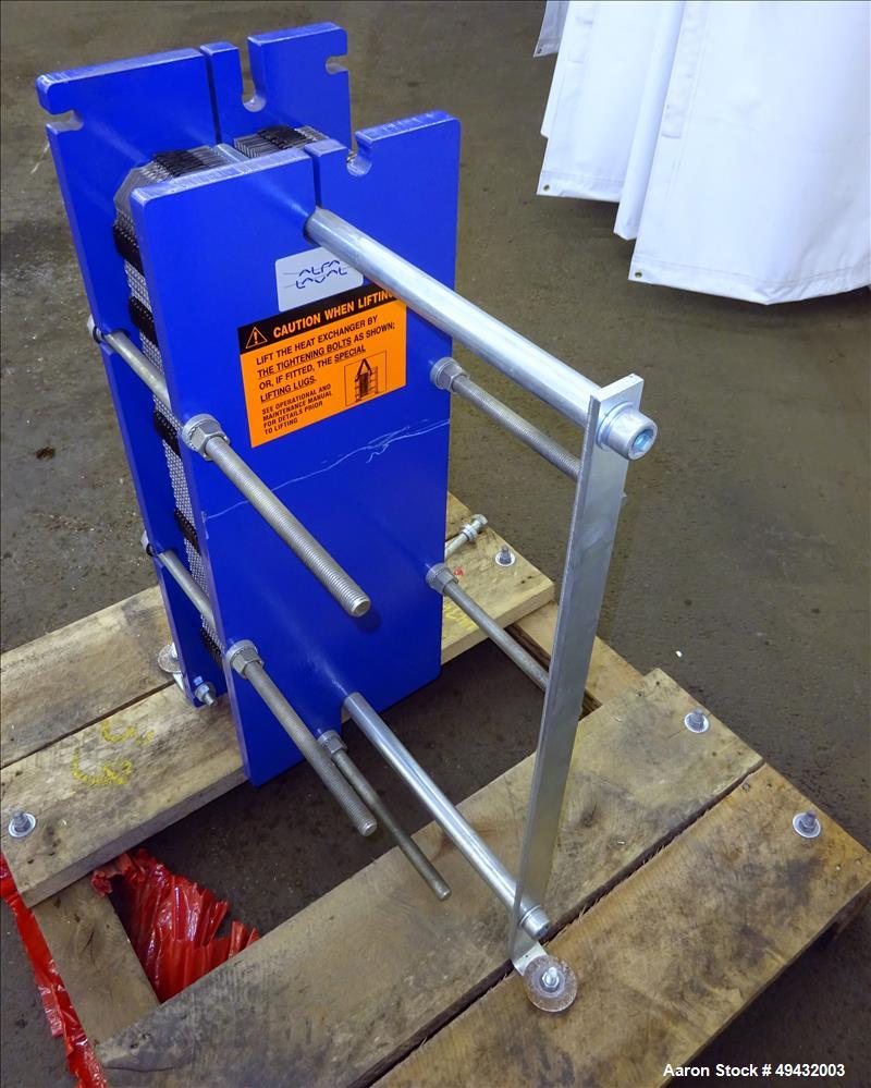 Unused- Alfa Laval Plate Exchanger 68 Square Feet, Model M6-MFG.