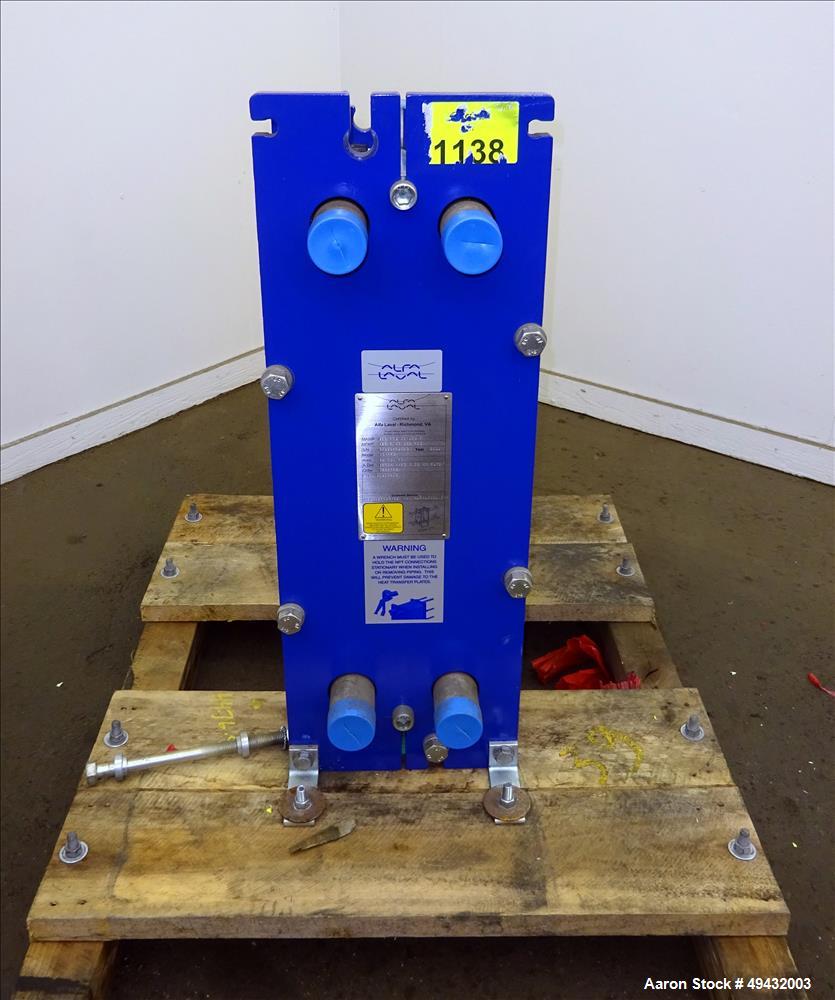 Unused- Alfa Laval Plate Exchanger 68 Square Feet, Model M6-MFG.