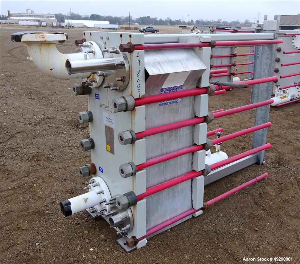 Used Alfa Laval Plate Heat Exchanger, Model MK15-BWFD.