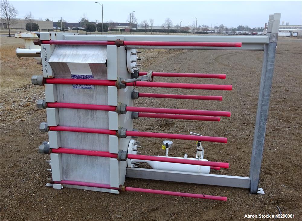 Used Alfa Laval Plate Heat Exchanger, Model MK15-BWFD.