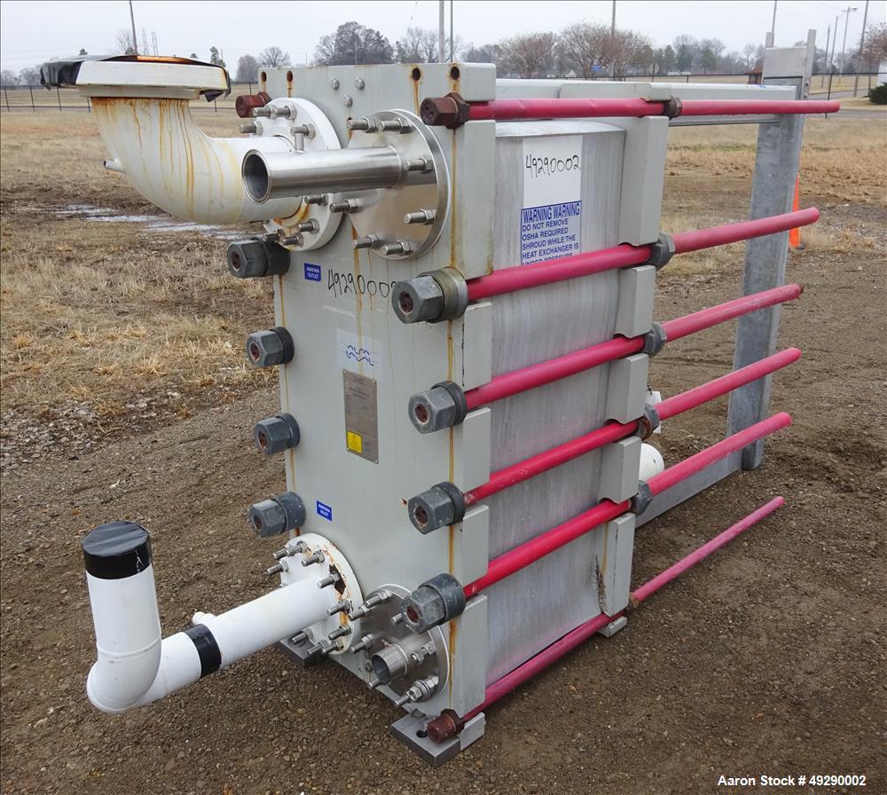 Used Alfa Laval Plate Heat Exchanger, Model MK15-BWFD.