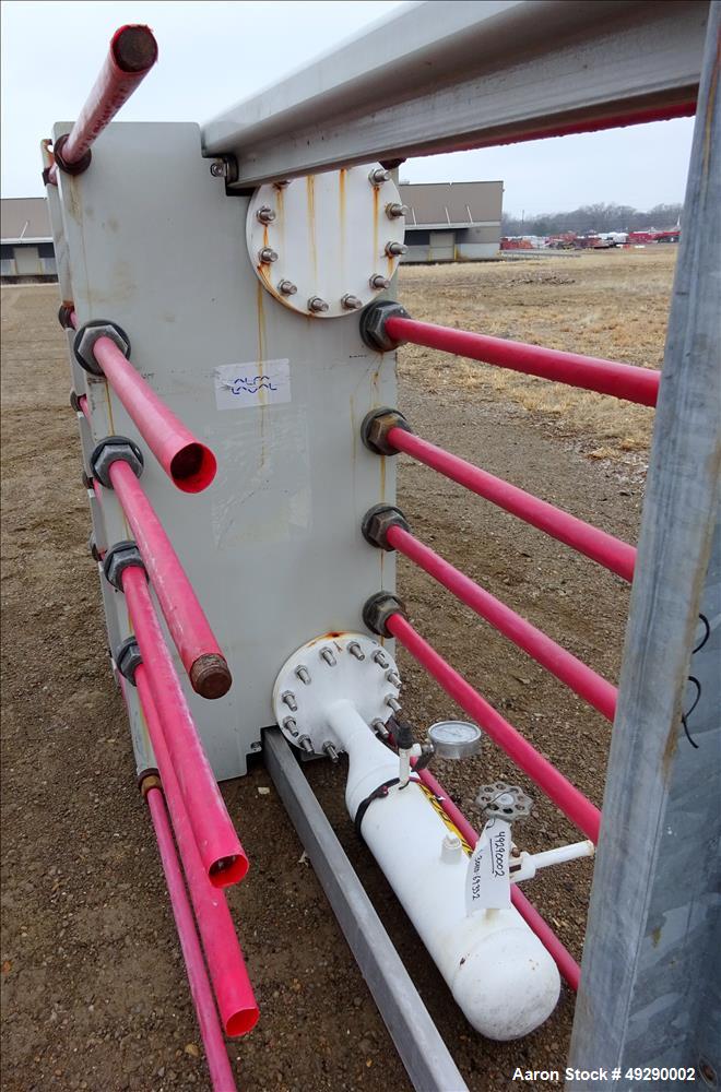 Used Alfa Laval Plate Heat Exchanger, Model MK15-BWFD.