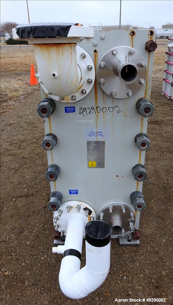 Used- Alfa Laval Plate Heat Exchanger, Model MK15-BWFD.