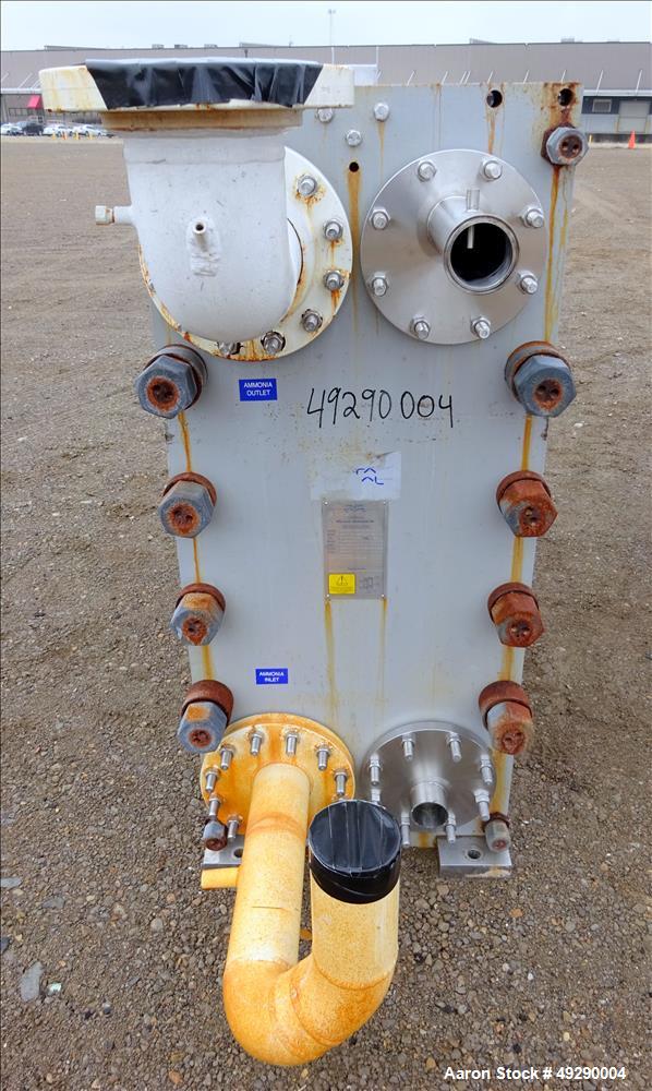 Used Alfa-Laval Plate Exchanger, 990 Square Feet, Model M15-BWFD.